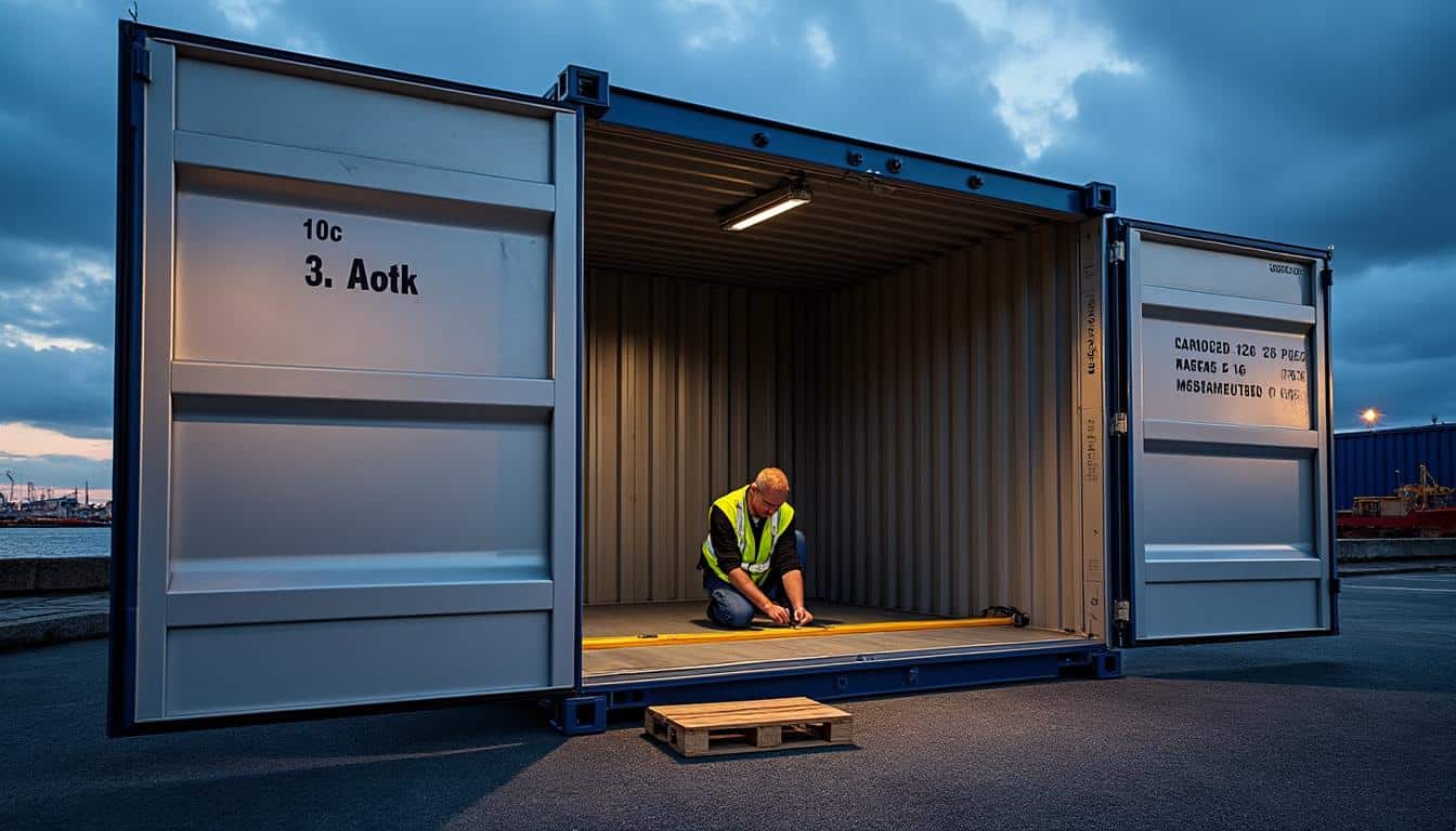 Illustration: Poids, capacités et limites du conteneur de 20 pieds : ce qu’il faut savoir