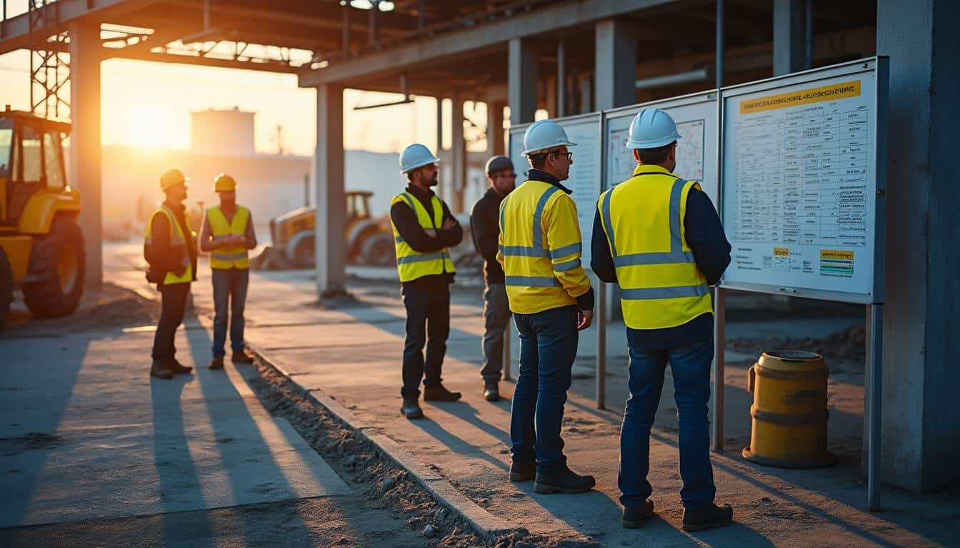 Illustration: Comprendre les règles encadrant les horaires de travail sur un chantier BTP