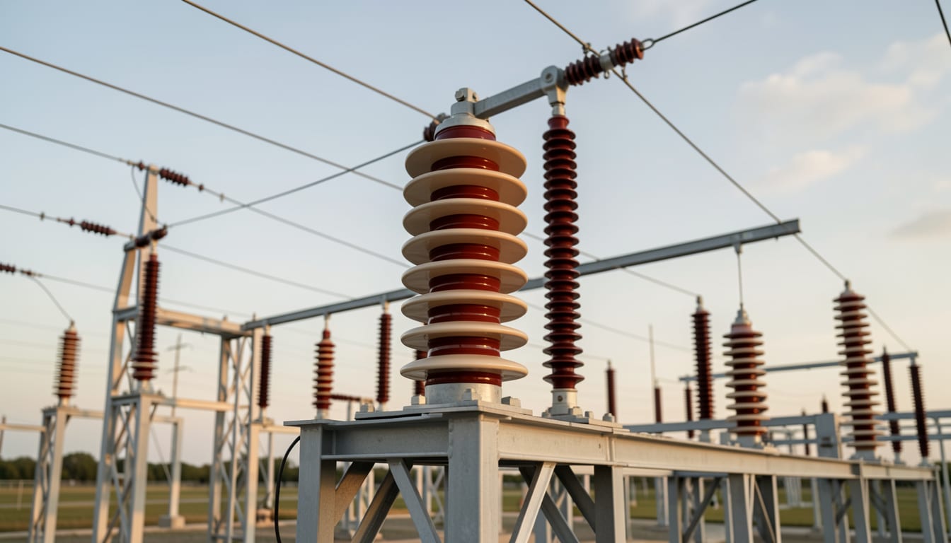 Illustration - Pourquoi l’isolateur de poste haute tension en porcelaine reste un standard technique
